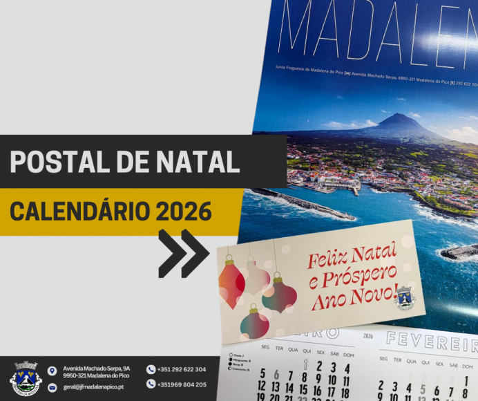 Distribui&ccedil;&atilde;o de Postal de Natal e Calend&aacute;rio 2026