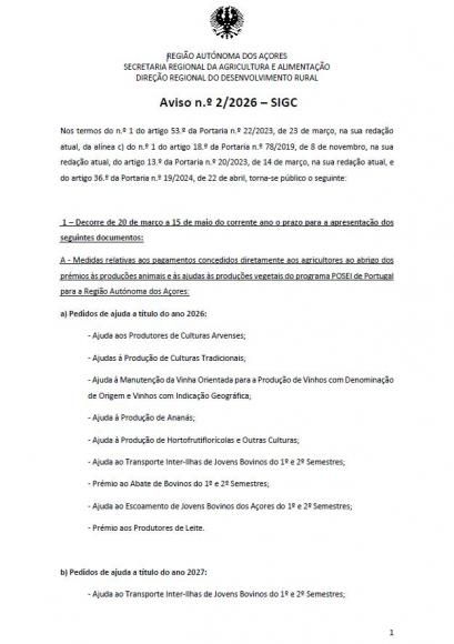 Divulga&ccedil;&atilde;o - Edital n.&ordm; 2/2026 de SIGC
