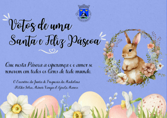 Votos de uma Santa e Feliz P&aacute;scoa