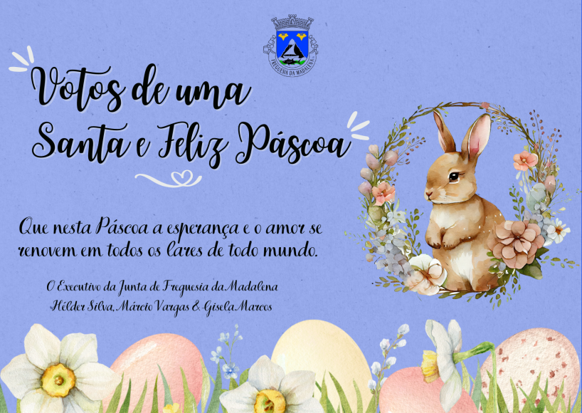 Votos de uma Santa e Feliz P&aacute;scoa