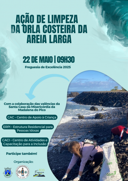 A&ccedil;&atilde;o de Limpeza da Orla Costeira da Areia Larga