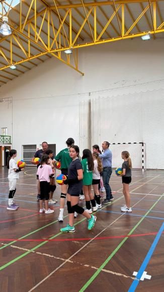 Junta de Freguesia da Madalena refor&ccedil;a apoio ao voleibol feminino do Futebol Clube da Madalena 