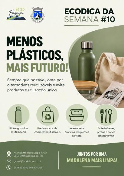 Ecodica da Semana #10 | Menos Pl&aacute;sticos, Mais Futuro!