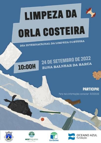Limpeza da Orla Costeira da Zona Balnear da Barca